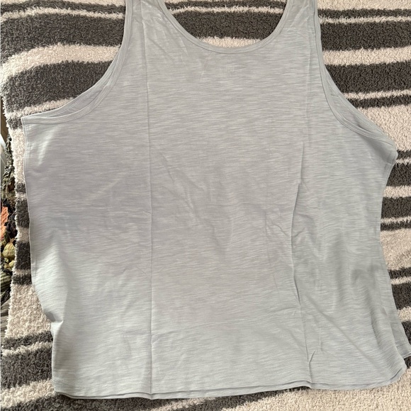NWOT BELLE BEACH by Kim gravel slub knit scoopneck tank top 
SIZE:3X - Picture 3 of 3